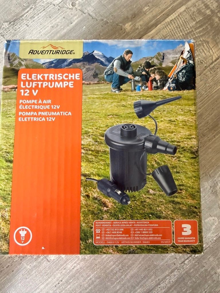 Pumpen & Teile: Elektrische Luftpumpe 12Volt Anschluss – Neu und originalverpackt aus Schaffhausen von mka999