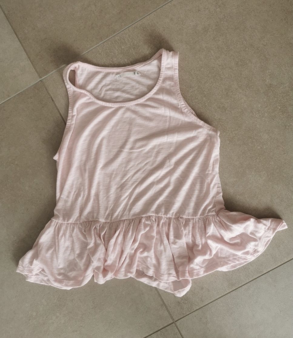Top: Top rose poudrée  taille S – Usato da Longirod venduto da DigiSmart