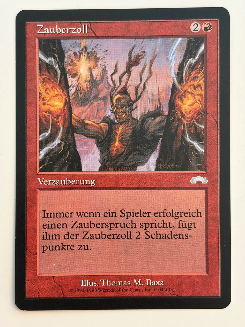 Magic The Gathering Cartes à collectionner: Zauberzoll - Exodus – D'occasion à Bonstetten par ddiederichs