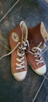 Converse Chuck Taylor Leder Braun Gr. 8, Top Zustand! 🍂