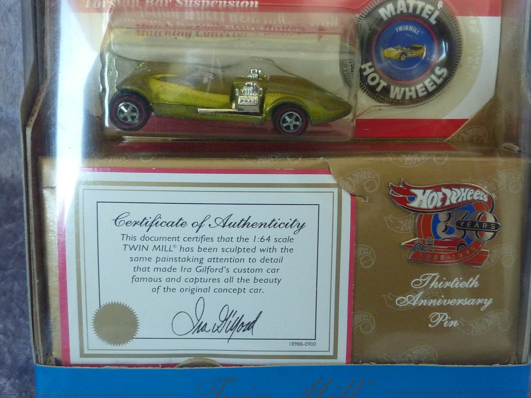 Hot Wheels Modellini d'auto: Twinn Mill Redliner 30 Anniversary  1:64 – Nuovo e nell'imballaggio originale da Dürrenäsch venduto da Cobra1ch 2