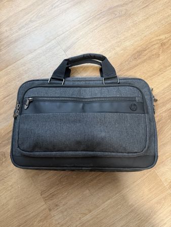 HP Laptop Tasche, neuwertig, Grau, 38x28cm - Top Zustand!