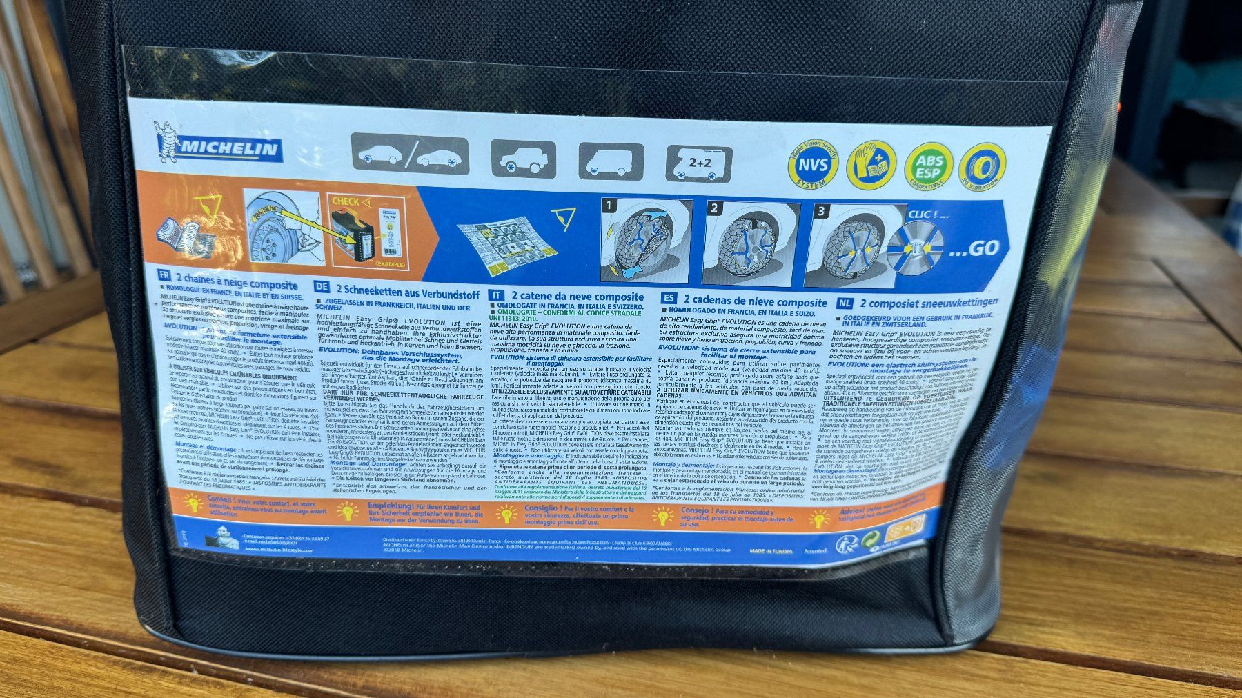 Schneeketten: MICHELIN EASY GRIP EVOLUTION 16 Chaine à neige – Neu und originalverpackt aus Oron-le-Châtel von Mcholi 3