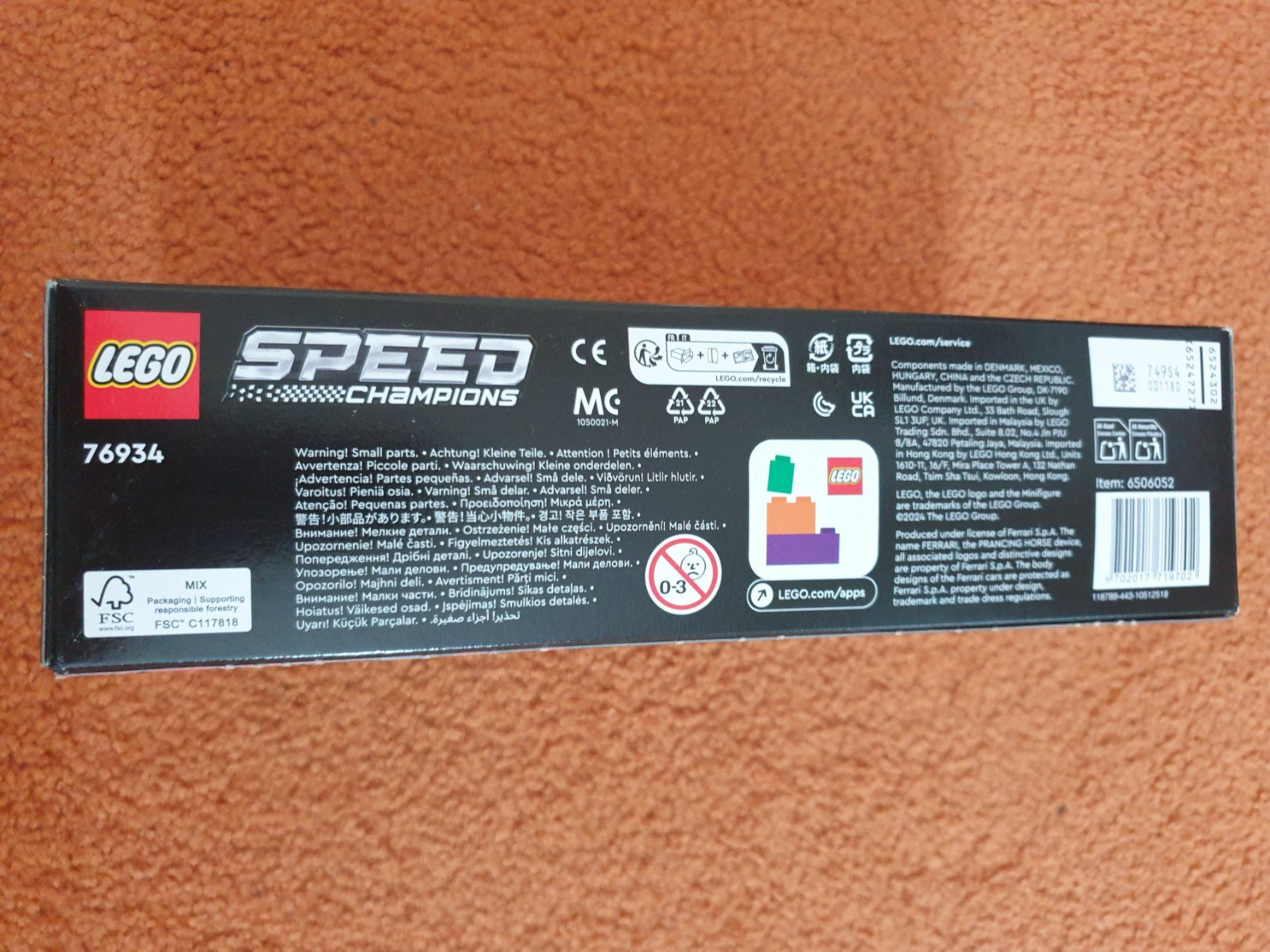 Ferrari Modellini d'auto: LEGO SPEED CHAMPION 76934 – Nuovo (secondo la descrizione) da Mörschwil venduto da spirspi 4
