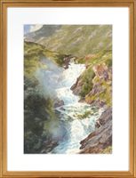 Leonhard Steiner (1836-1920): Bergbach Tremola, Gotthard