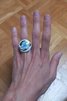 Bague en verre
