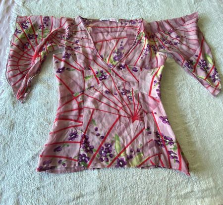 EMANUEL UNGARO - Vintage Seiden Oberteil Bluse