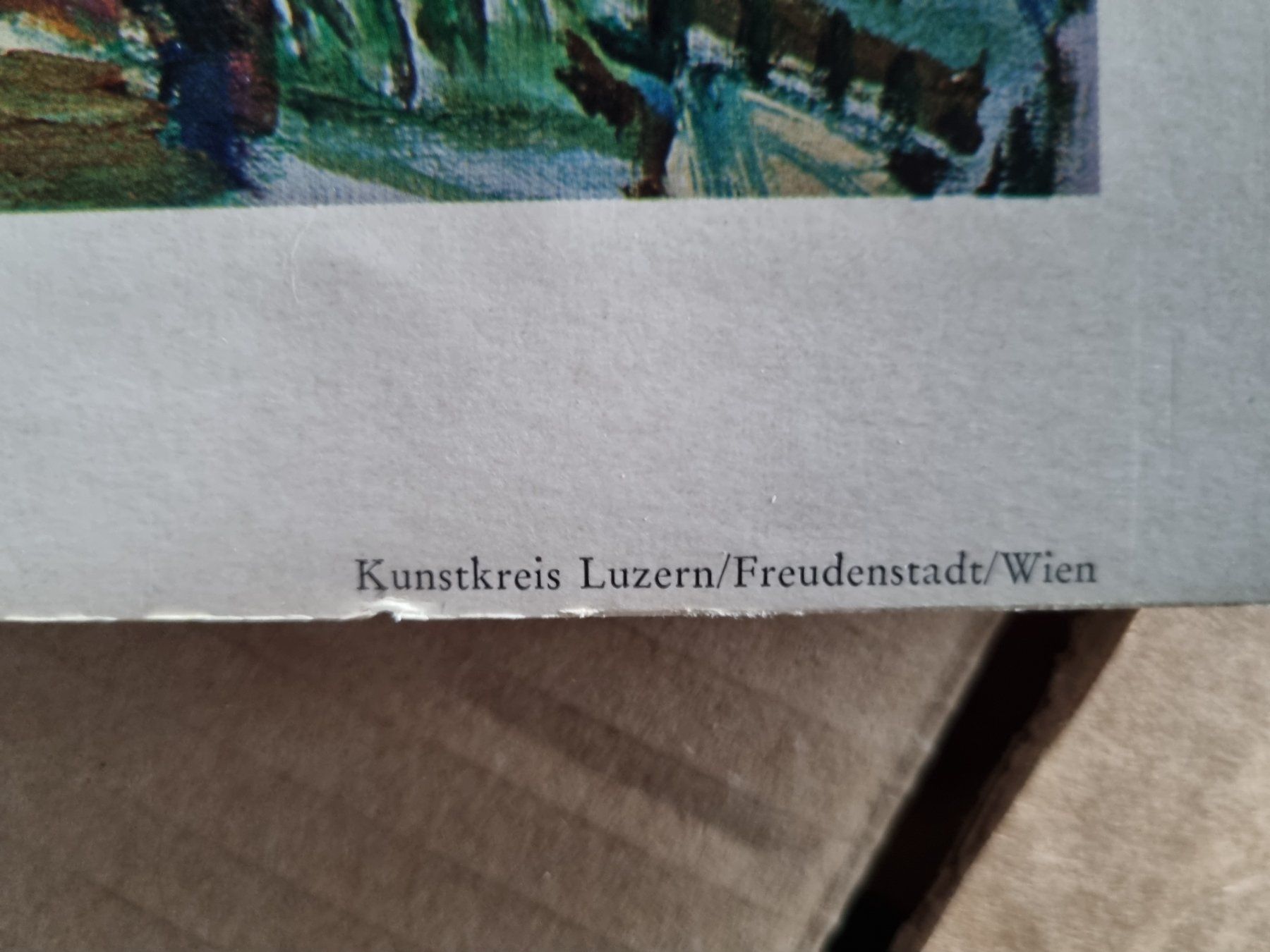 Poster & Bilder: Original Kunstdruck von Oskar  Kokoschka – Gebraucht aus Riedholz von mic_sv5c 1
