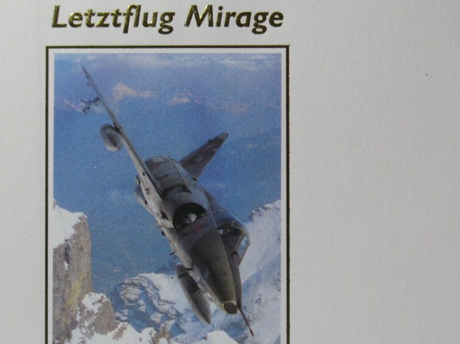 Tous les timbres: Brief , Letztflug  Mirage  2003 – D'occasion à Grenchen par Bluemchen1900