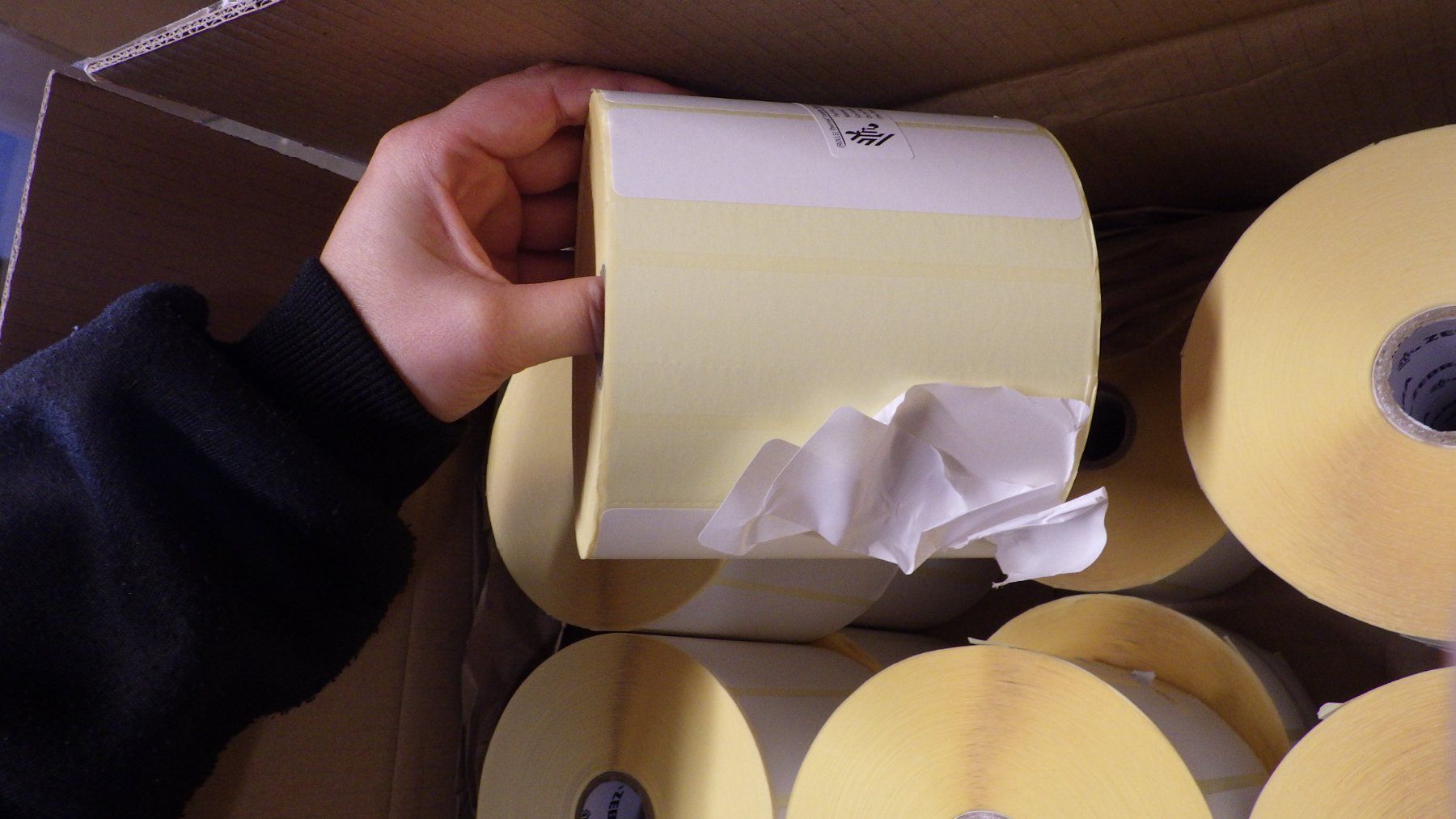 Zebra Drucker: Label, Paper, 104x30mm – Neu und originalverpackt aus Gossau ZH von OrderflowAG 2