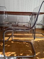 6 chaises design transparentes IKEA Tobias