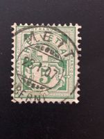Schweiz 1907 Ziffern 5 Rp. WZ Vollstempel METT(BERN) 23.I.07