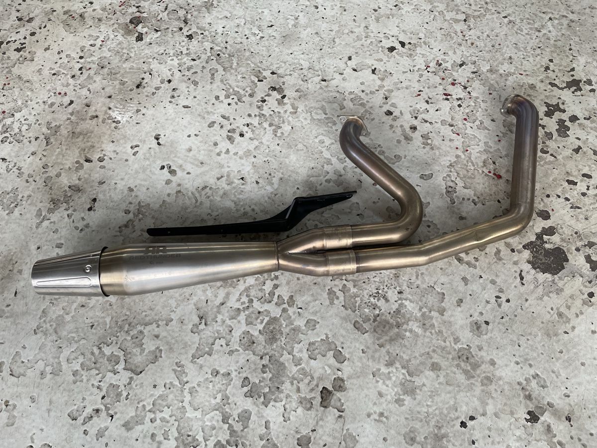 Harley-Davidson Sistemi di scarico: Harley Davidson RedThunder Auspuff – Usato da Thun venduto da Palmeli