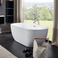 8687 - Freistehende Badewanne BERNEX Wanne Badezimmer