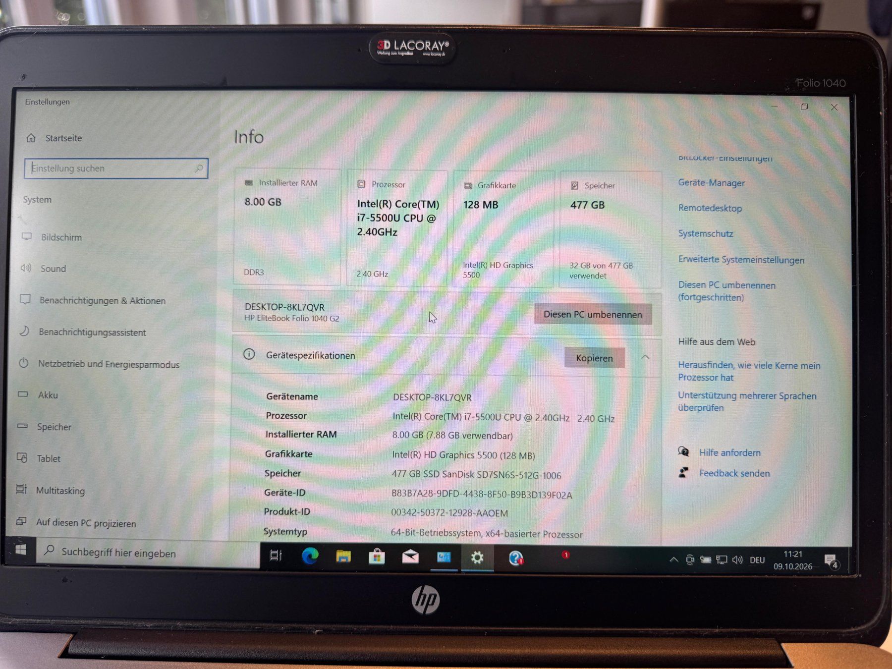 Hewlett Packard Notebook: HP EliteBook Folio 1040G2 – Usato da Rheinfelden venduto da auk_8r2t 2