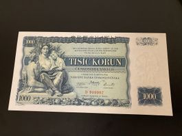 1000 korun 1934 bankfrisch