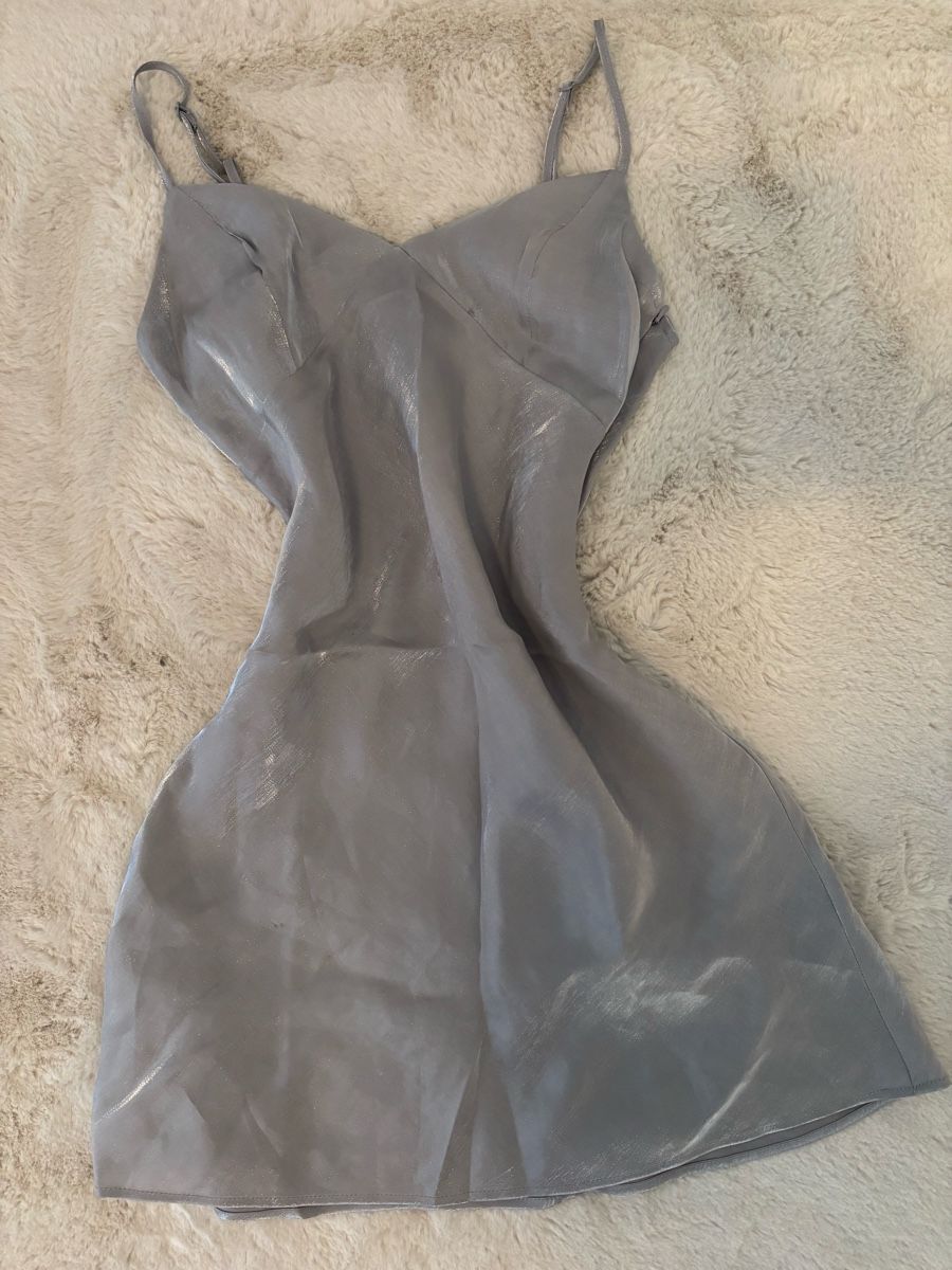 Kleider: Mini kleid Silver – Neu (gemäss Beschreibung) aus Binningen von Eldissa 2