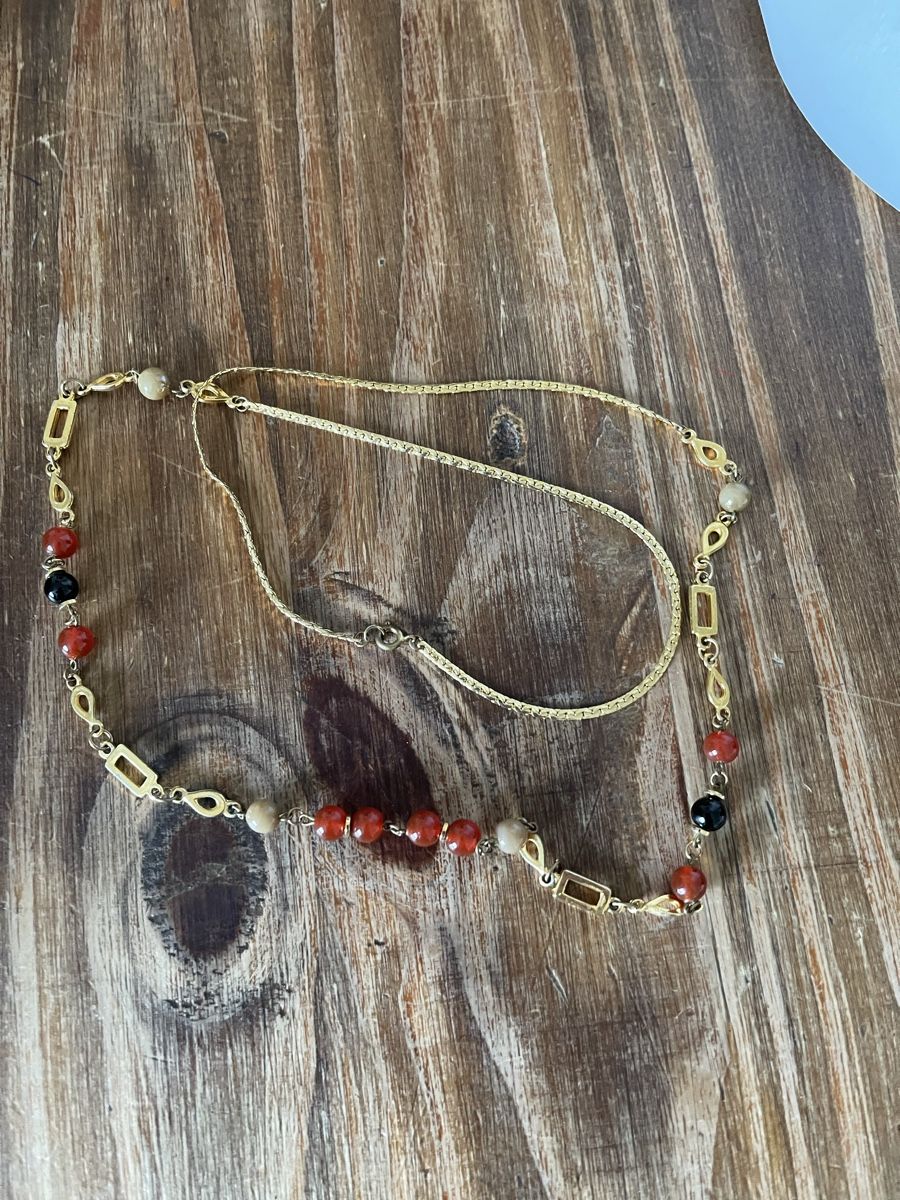 Catenine: Joli collier vintage  perles 86 cm – Usato da Kloten venduto da Vermicelles 2