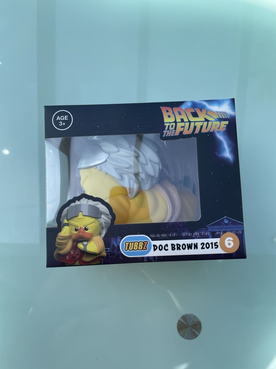 Giocattoli: Tubbz canard de bain retour vers le future doc  – Nuovo e nell'imballaggio originale da Les Brenets venduto da serialdrink