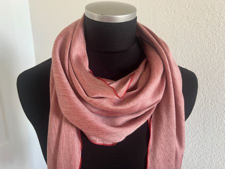 Colora Dreiecktuch Modal/Wolle/Seide, Rostorange/meliert NEU