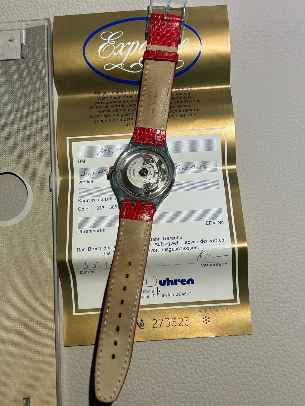 Swatch Armbänder & -reifen: Swatch Abendrot SAN103 Automatic Vintage – Neu (gemäss Beschreibung) aus Basel von arm_gf7p 4