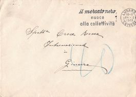 Brief IL MERCATO NERO, LUGANO 24.1.1943- austaxiert, ab 1.--