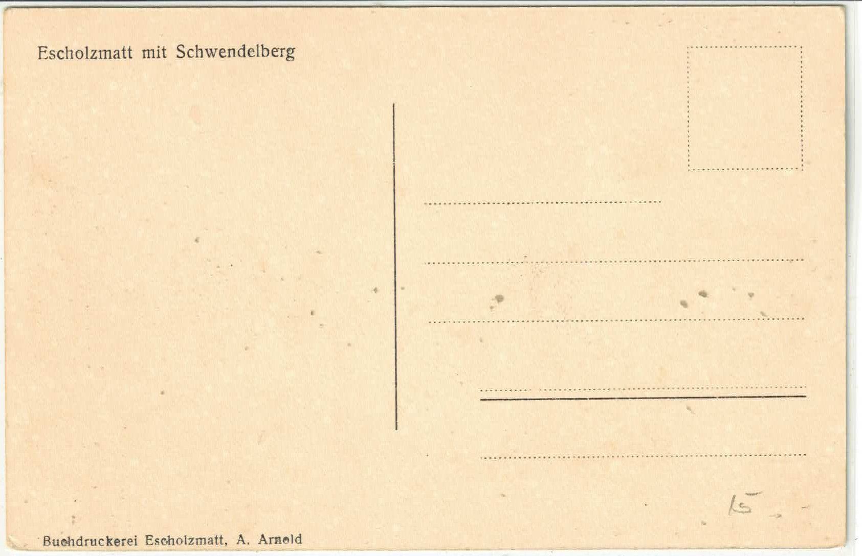 Cartoline postali: Escholzmatt mit Schwendelberg - Kinder – Usato da Ettingen venduto da Kartenplanet 1