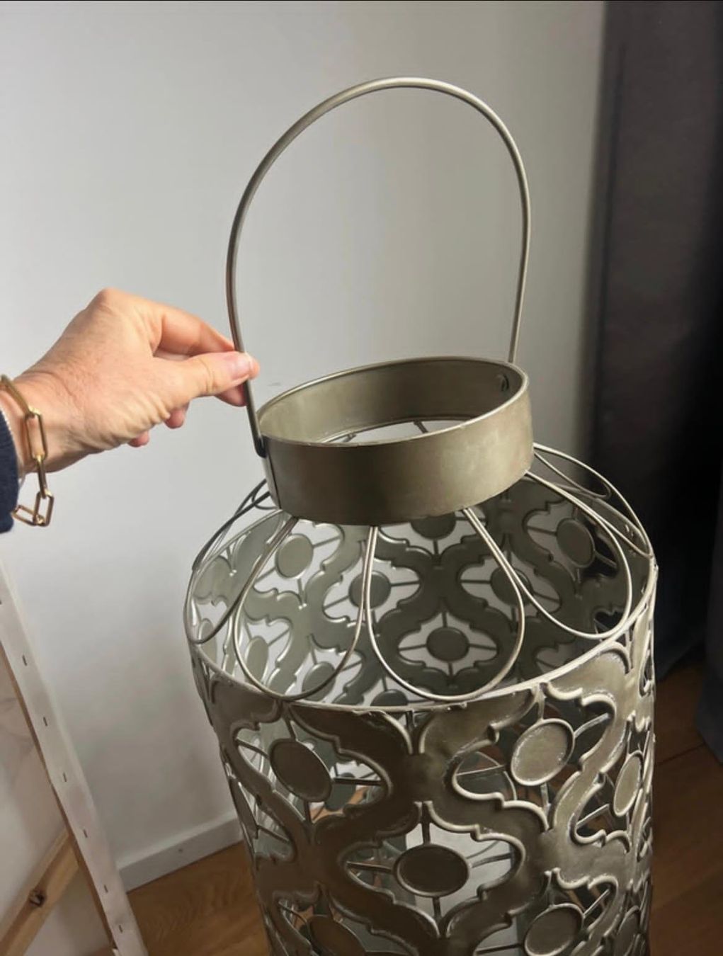 Sonstige Dekorationen & Accessoires: Lanterna decorativa argentata, stile vintage – Gebraucht aus Zollikon von MaxDC