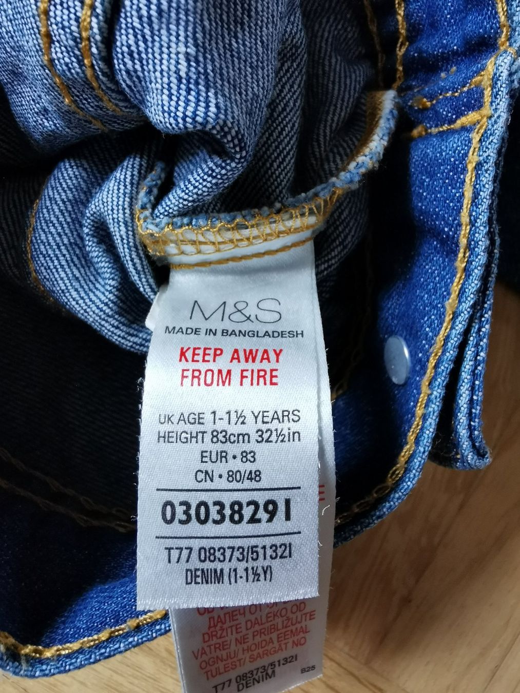 Giacche & Cappotti: Jeansjacke M&S Gr. 83 – Usato da Stäfa venduto da flamingo_17 3