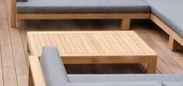 Tisch Lounge Couchtisch Outdoor Teak Holztisch Gartentisch