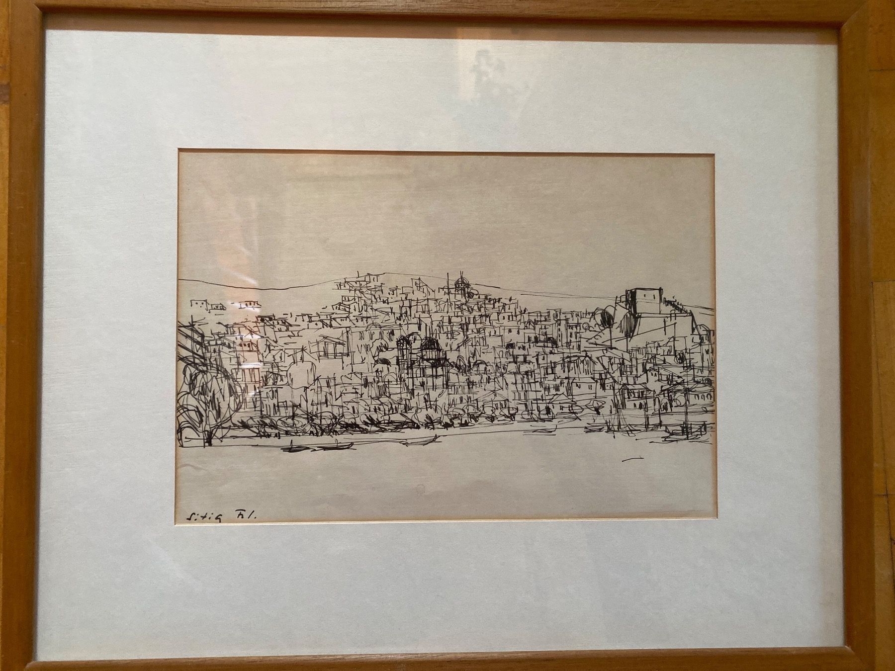 Xilografie: Faustina Iselin – Usato da Riehen venduto da Sispatty11