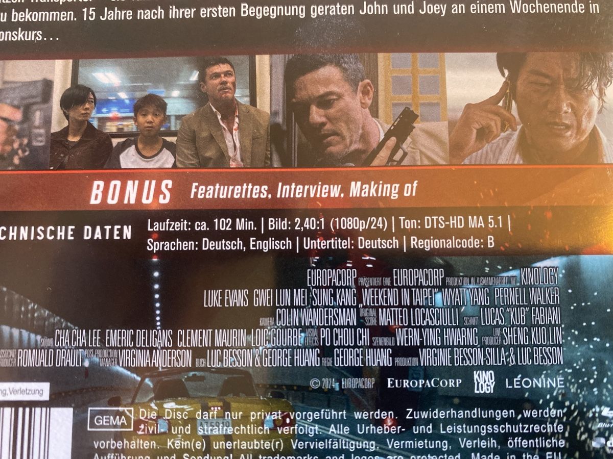 Tutti i DVDs: Weekend in Taipei – Usato da Burg AG venduto da Lobo016 2