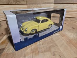 Porsche 356 Pre-A in der Farbe Condor Gelb  1:18 Solido