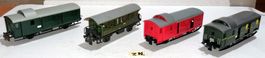 ZN) Trix Express 4 Kunststoffwagen