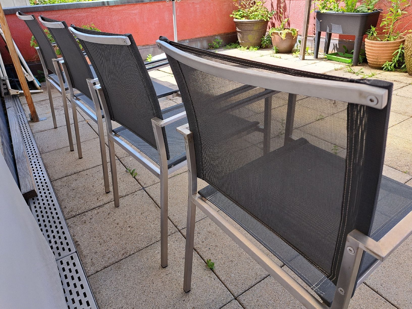 Sedie: 4 Gartenstühle – Usato da Bergdietikon venduto da LustigerLoewenzahn 5