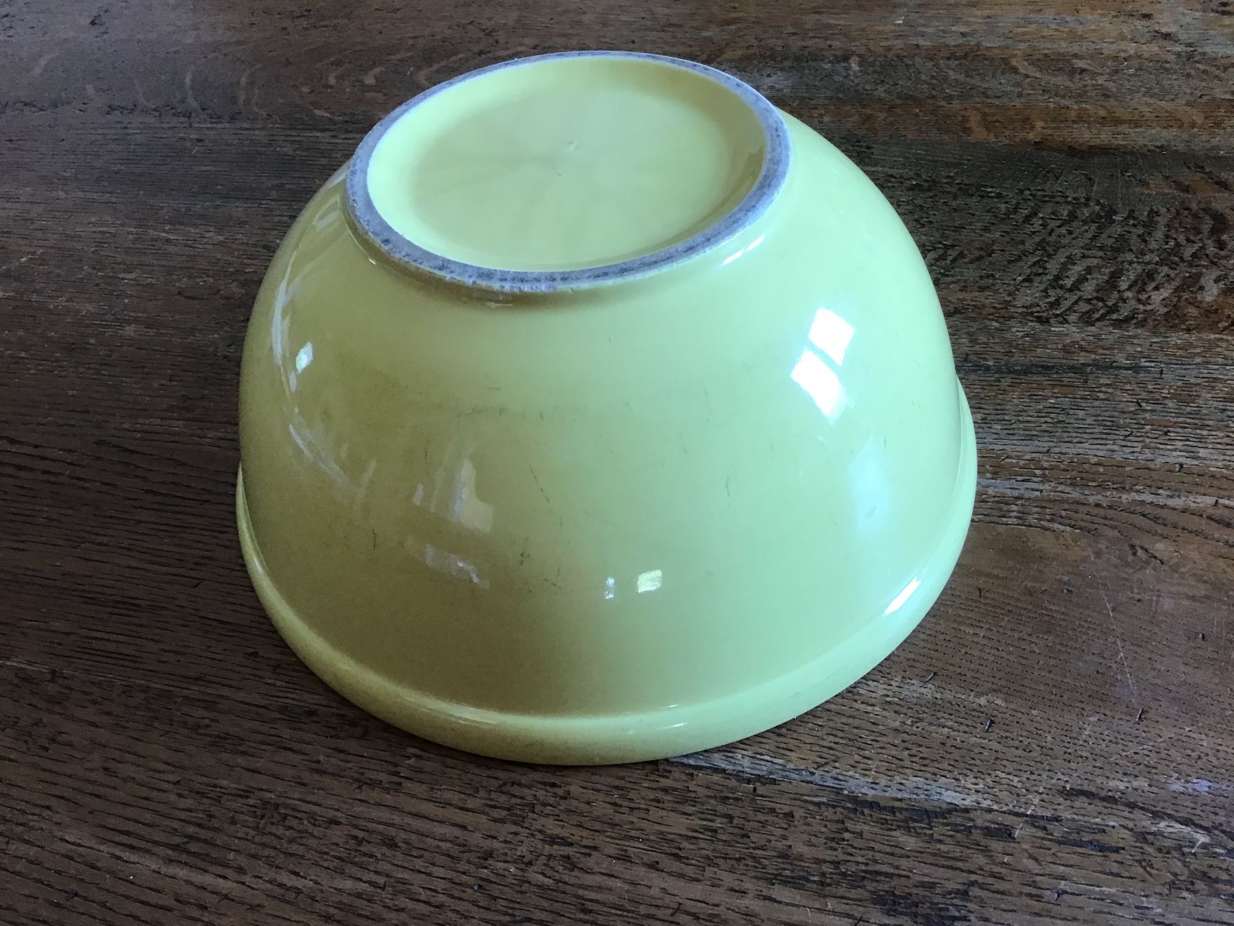 Rössler Servierplatten: Immense plat jaune Rössler vintage – Gebraucht aus Fully von Ruby97 6