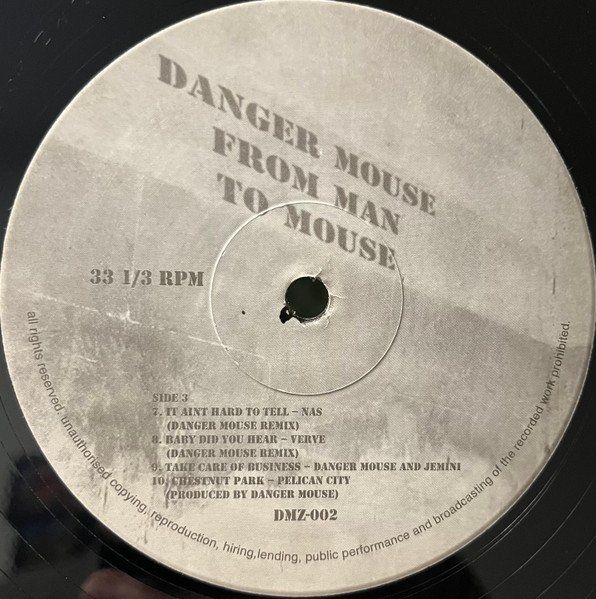 Dischi in vinile: Danger Mouse – From Man To Mouse (2LP) – Usato da Genève venduto da yoww123 3