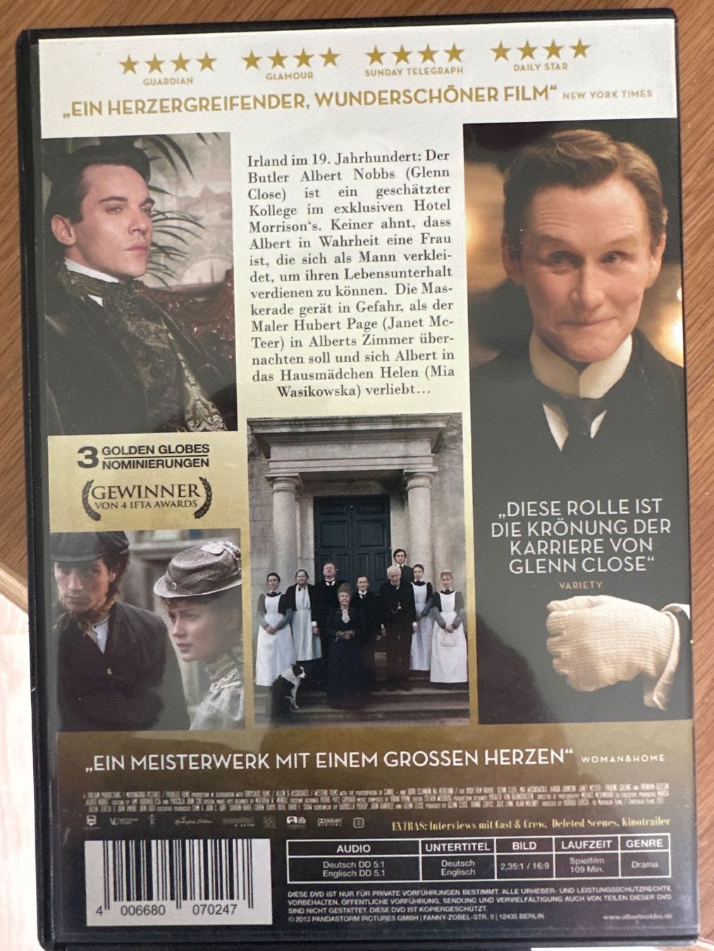 Tutti i DVDs: Albert Nobbs (DVD) – Usato da Birmensdorf ZH venduto da Pukeko58 1