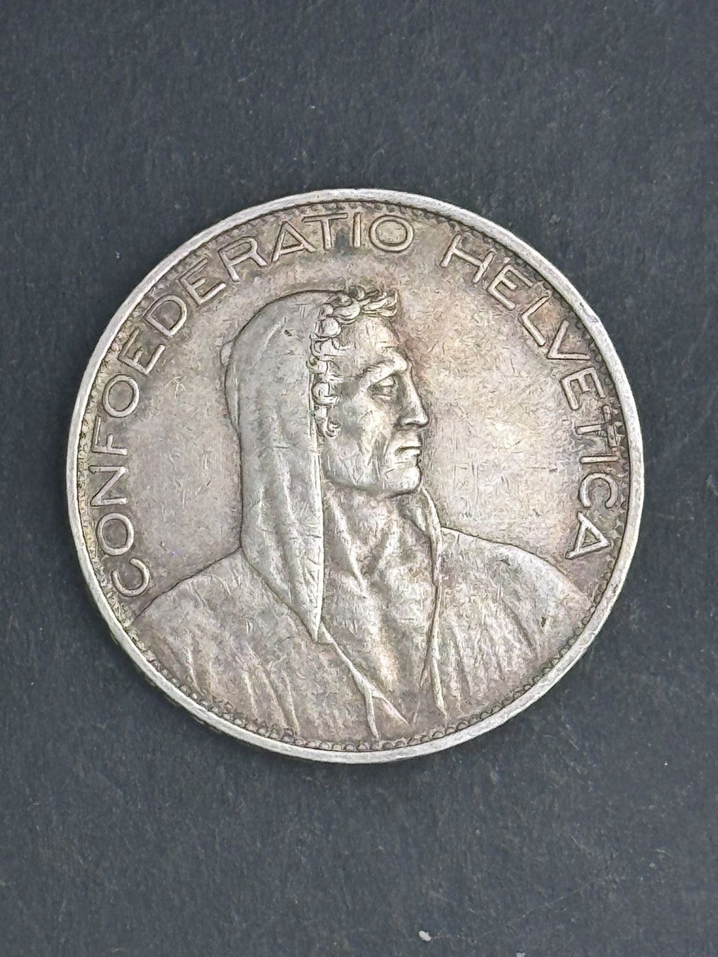 Tutti le monete: 5 Franken 1925 B - Silber – Usato da Oberwil (Dägerlen) venduto da Kurkuma