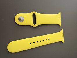 Apple Watch Gelb wie neu Silikon ORIGINAL