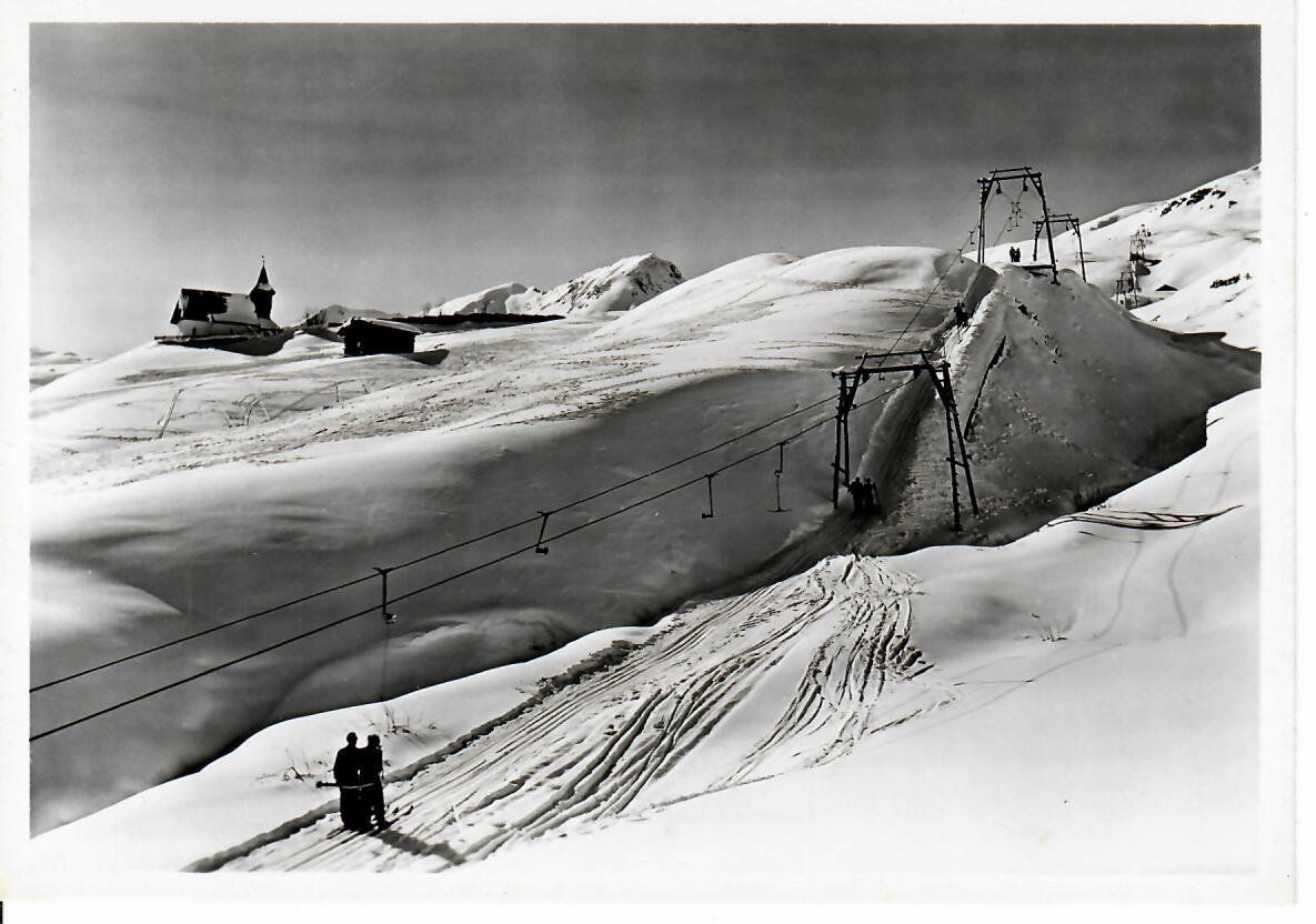 Cartoline postali: Arosa, Carmenna Skilift – Usato da Hochdorf venduto da Ziegel-16