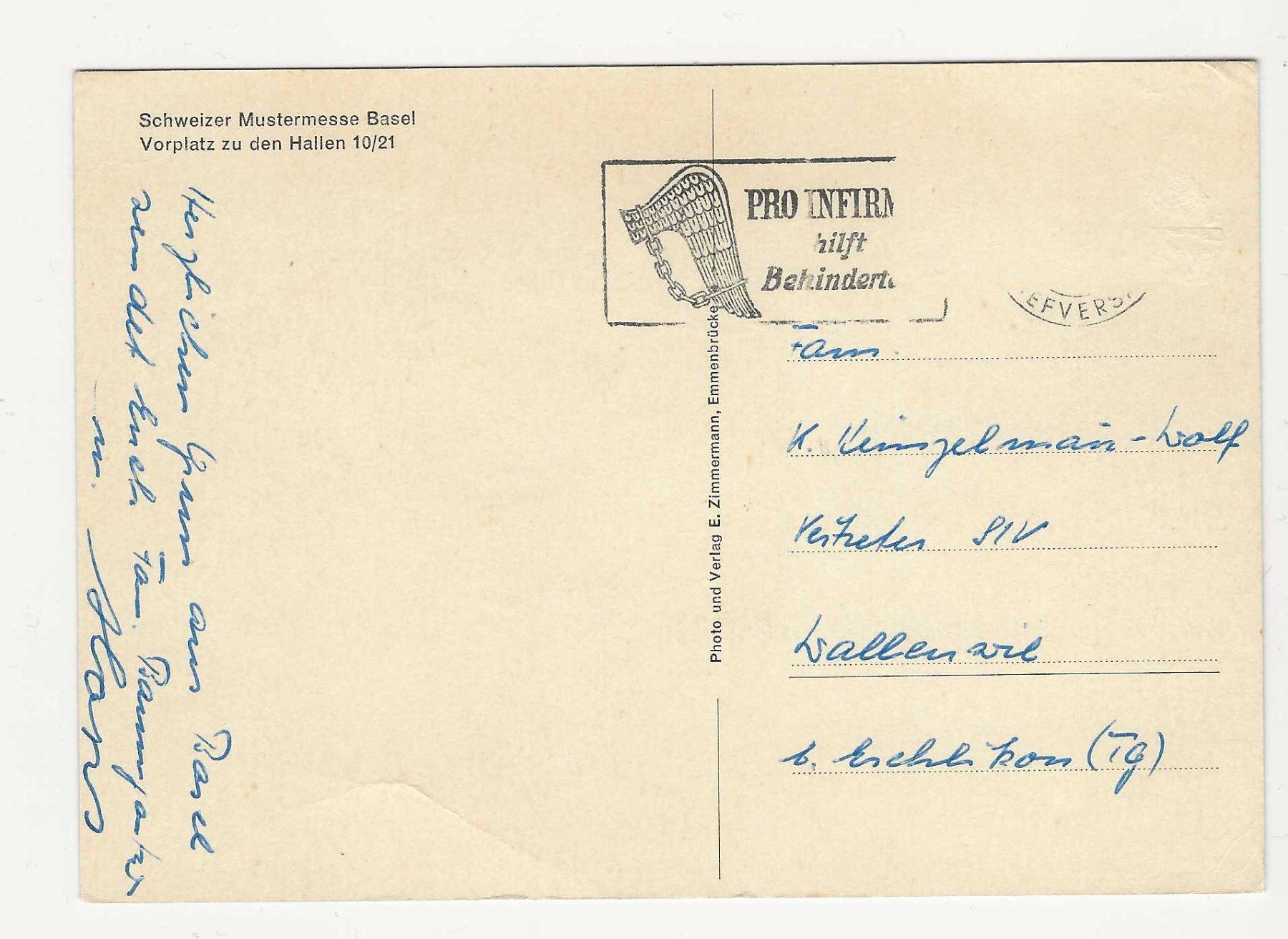 Cartes postales: SCHWEIZER MUSTERMESSE BASEL – D'occasion à Küttigen par rolypo 1