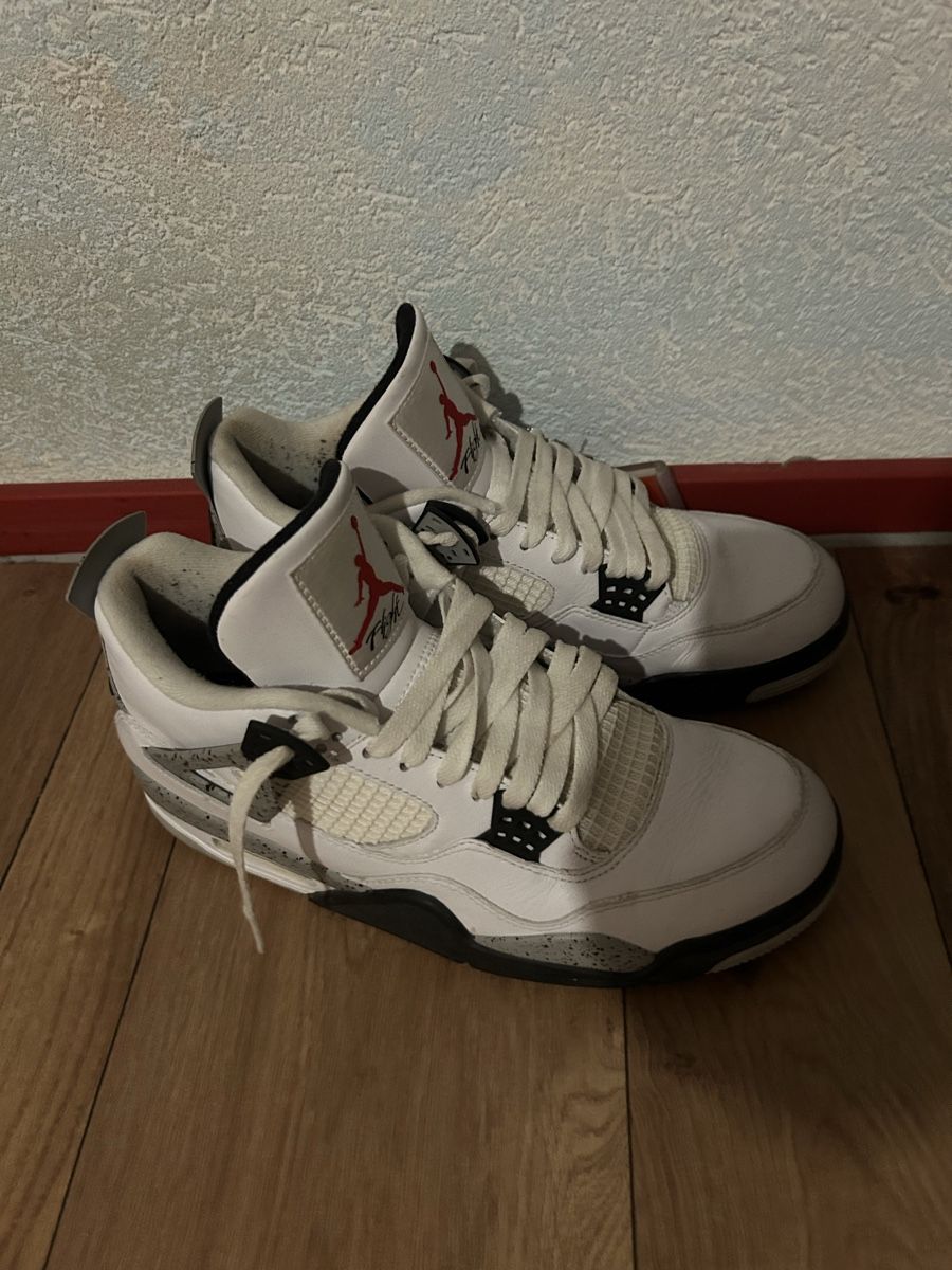 Jordan Herrenschuhe: Jordan 4 Retro weiss zementgrau 2016 – Gebraucht aus Luterbach von lev_gbq9 2