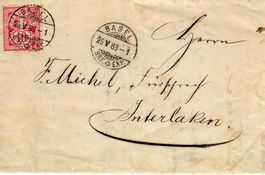 Basel  - Interlaken  1883