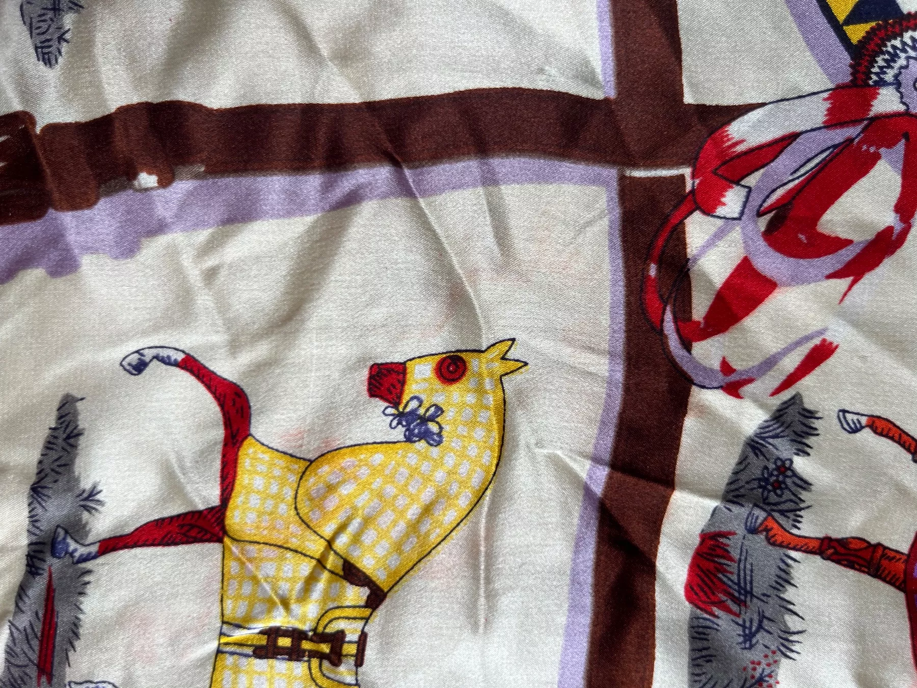 Foulard & Sciarpe: Foulard mit Pferdeprint – Usato da Zürich venduto da johash 3