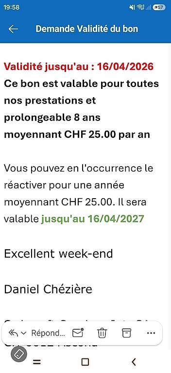Buoni: Bon Simulateur de Vol Lausanne Valeur 250 CHF – Usato da Lausanne venduto da jos_vn7g 1