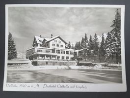 AK GR Valbella , Posthotel Valb,Eisplatz
