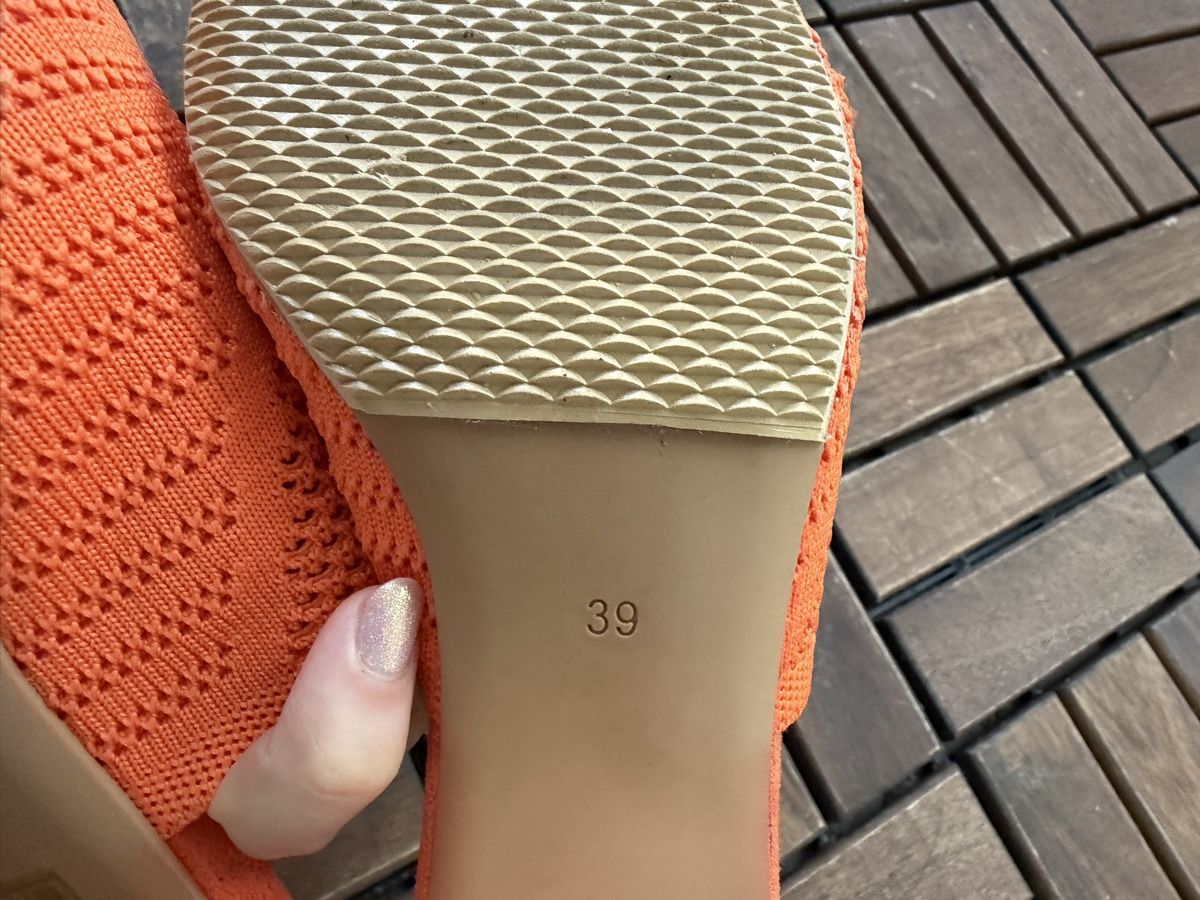 Damenschuhe: Sandaletten orange Gr. 39 mit Blockabsatz – Gebraucht aus Jona von Good_luck_ 3