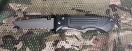 Rare! CRKT Alpha drop point, serrated, neuf!