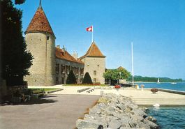 AK Rolle, Château et quai, Genfersee/Lac Léman